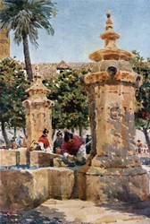 Fountain in the Court of Oranges
