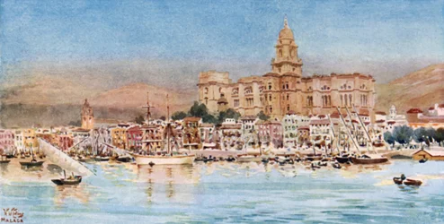 Malaga, view from the harbour