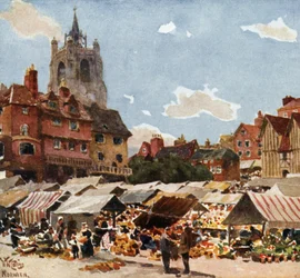 Norwich, the Market Place