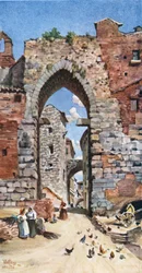 Perugia. The Porta Susanna