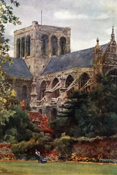 Winchester from the Deanery Garden