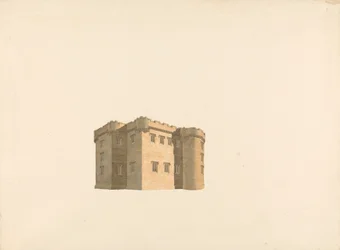 Cluny Castle, Aberdeenshire, Scotland: Perspective