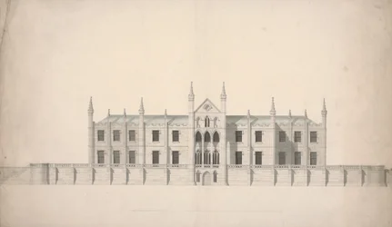 Elevation of a Proposed Design for Cambridge Colleges