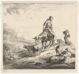 Man on a Donkey