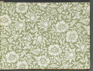 Wallpaper sample book, before 1917