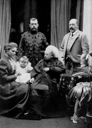 Russian and British Royal Families at Balmoral, Scotland, 29th September 1896