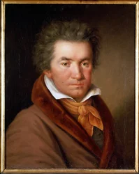 Portrait of Ludwig van Beethoven - by Mahler, Society of Friends of Music of Vienna