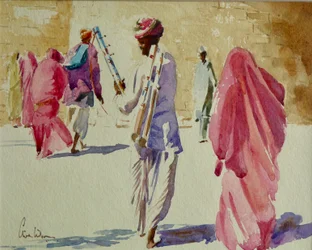 Jaisalmer, Pipe player