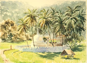 Temple in the paddy fields