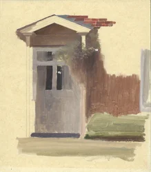 The Front Door of Line Holt Farm House