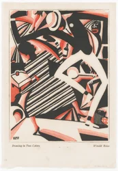 Drawing in Two Colors, or Interpretation of Harlem Jazz I