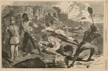 A Shell in the Rebel Trenches, from Harper