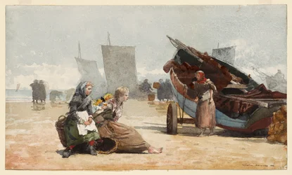 Beach Scene, Cullercoats