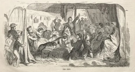 Camp Meeting Sketches: The Tent