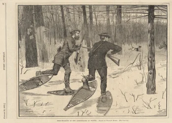 Deer-Stalking in the Adirondacks in Winter, from Every Saturday, January 21, 1871