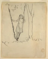 Girl Standing in a Swing, 1879