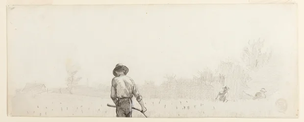Man with a Scythe, ca. 1865