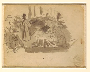 Soldiers Camping, 1862