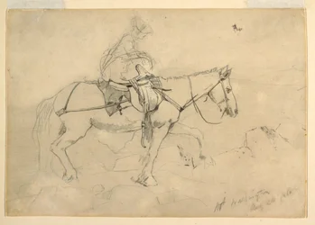 Study for "Bridle Path, White Mountains", August 24, 1868