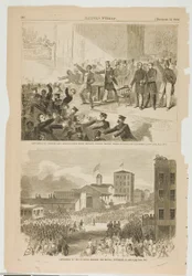 Expulsion of African Americans and Abolitionists from Tremont Temple, Boston, Massachusetts on December 3, 1860