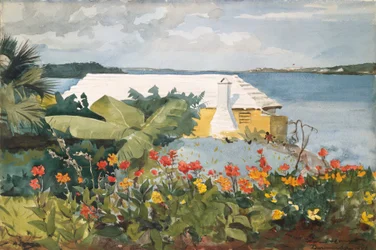 Flower Garden and Bungalow, Bermuda