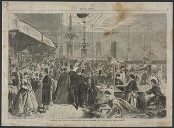 Great Fair Given at the City Assembly Rooms, New York, December 1861
