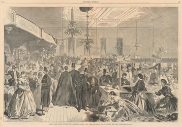 Great Fair Given at the City Assembly Rooms, New York, December 1861, in Aid of the City Poor