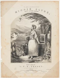Minnie Clyde [Five page song sheet, complete]