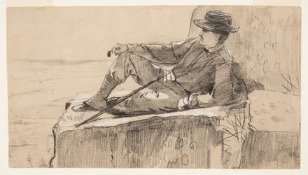Mountain Climber Resting