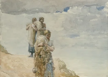 On The Cliff, Cullercoats, c.1881-82