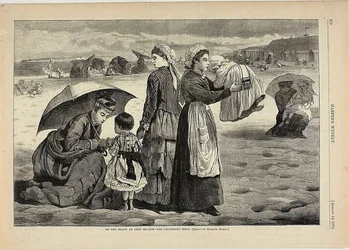 On the Beach at Long Branch—The Children