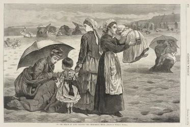 On the Beach at Long Branch - The Children