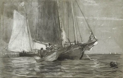 Schooner at Anchor