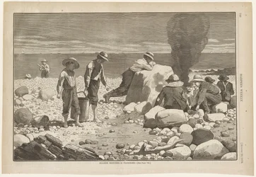 Sea-Side Sketches - A Clam Bake