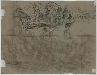 Skirmish Involving a Wagon Train