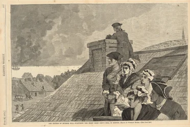 The Battle of Bunker Hill - Watching the Flight from Copp