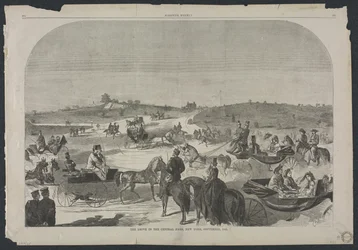 The Drive in Central Park, New York, September, 1860