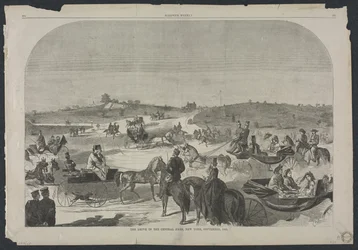 The Drive in Central Park, New York, September 1860