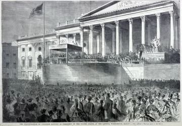 The Inauguration of Abraham Lincoln as President