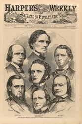 The Seceding Mississippi Delegation in Congress, from Harper