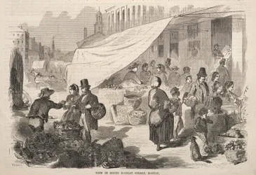 View in South Market Street, Boston
