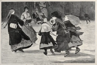 "Winter" - A Skating Scene