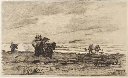Women on a Rocky Shore