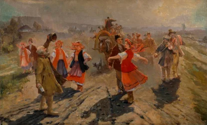 Bridal Procession Near Orel