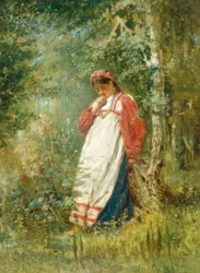Young Woman in the Forest