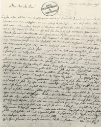Autograph Letter to His Father. Vienna, June 13, 1781