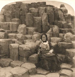 The Wishing Chair, Giants Causeway, Ireland, 1897