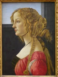 Profile Portrait of a Young Woman, Probably Simonetta