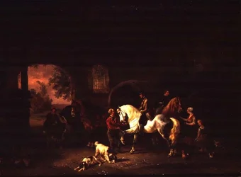 At the Inn Door