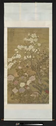 Peony and magnolia